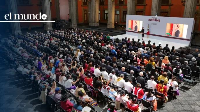 Primer Informe de Claudia Sheinbaum: Sobriedad y mesura en Palacio Nacional