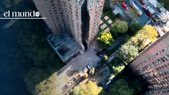 derrumbe edificio Bronx