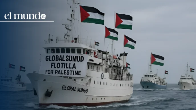 Israel secuestra Flotilla Global Sumud en misión humanitaria a Gaza