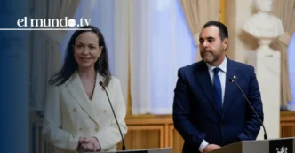 María Corina Machado speaks in Oslo after being awarded the 2025 Nobel Peace Prize