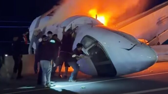 Private Jet Crashes on Laredo Highway Killing One as Bystanders Rush to Free Passengers
