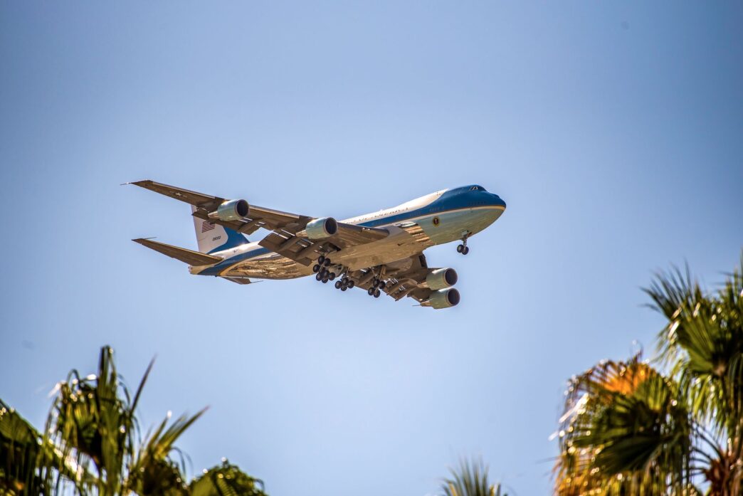 President Trump Takes First Flight on Qatar-Gifted Air Force One to Theodore Roosevelt Library Opening